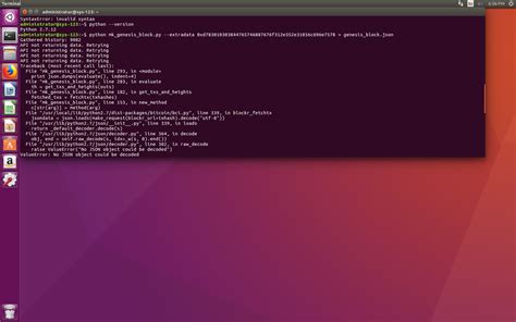Ethereum: Getting error 